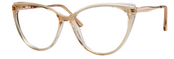 Enhance EN4346 Eyeglasses, Brown Crystal/Gold