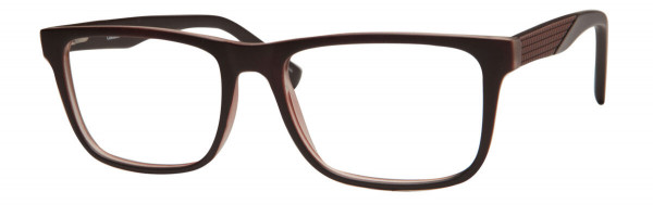 Enhance EN4340 Eyeglasses, Matte Brown/Crystal