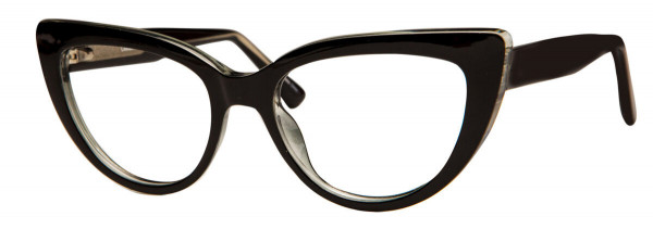 Enhance EN4338 Eyeglasses, Black Crystal