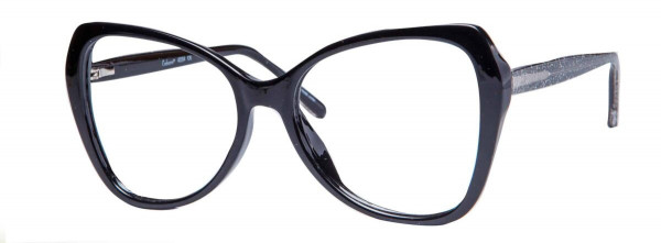 Enhance EN4334 Eyeglasses, Black Sparkle