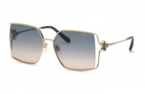 Chopard SCHG68V Sunglasses, SHINY LIGHT GOLD 0594
