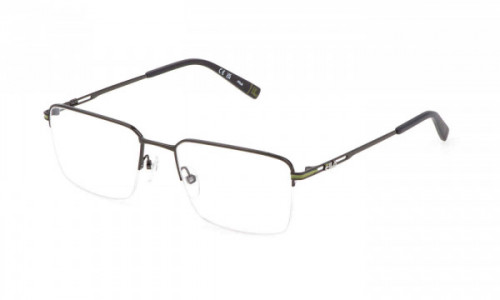 Fila VFI441 Eyeglasses, GUN/GREEN (0E80)