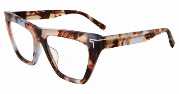 Tumi VTU527 Eyeglasses, BROWN CREAM -0CRM
