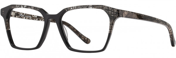 Cinzia Designs Cinzia Ophthalmic 5158 Eyeglasses, 2 - Black / Crystal Plaid
