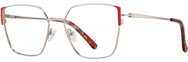 Adin Thomas Adin Thomas 594 Eyeglasses, 1 - Chrome / Cherry