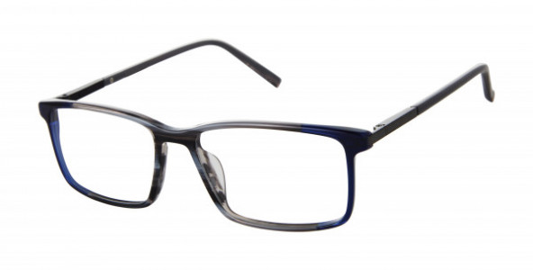 Geoffrey Beene G539 Eyeglasses, Navy Horn (NAV)