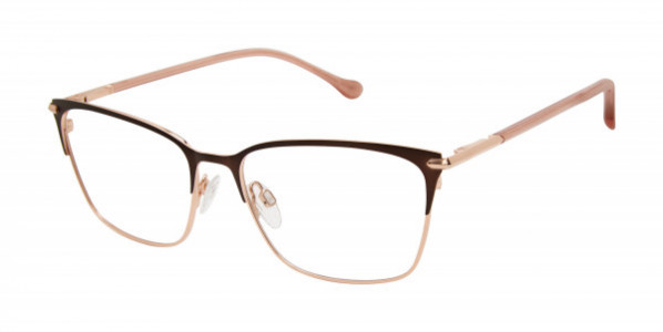 Buffalo BW523 Eyeglasses, Brown/Rose Gold (BRN)