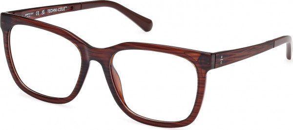 Kenneth Cole New York KC0357 Eyeglasses, 049 - Shiny Light Brown / Matte Light Brown