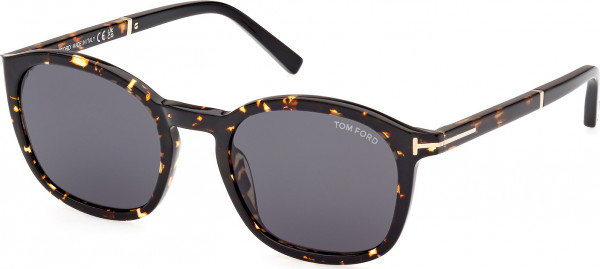 Tom Ford FT1020 JAYSON Sunglasses, 52A - Dark Havana / Havana/Monocolor