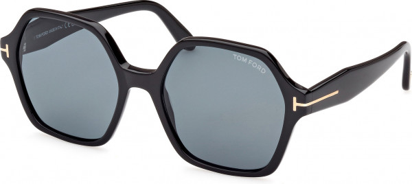 Tom Ford FT1032 ROMY Sunglasses, 01A - Shiny Black / Shiny Black