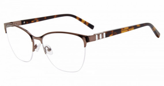 Jones New York VJON501 Eyeglasses, MOCHA (0MOC)