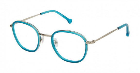 Colors In Optics C1149 DERBY Eyeglasses, TURQ TURQUOISE