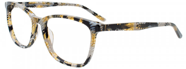 EasyClip EC686 Eyeglasses, 010 - Brown Mix Pattern