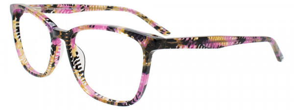 EasyClip EC686 Eyeglasses, 080 - Pink Mix Pattern