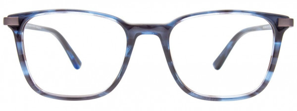 EasyClip EC664 Eyeglasses, 050 - Transparent Marble Dark Blue