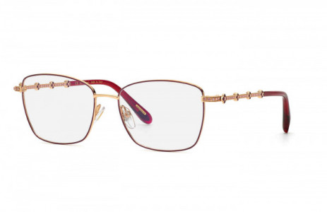 Chopard VCHG65S Eyeglasses, GOLD/RED (08M2)