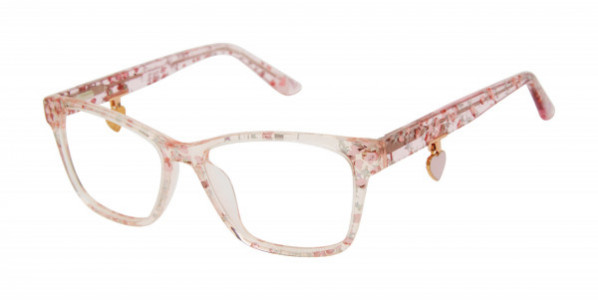 gx by Gwen Stefani GX841 Eyeglasses, Blush Glitter (BLS)