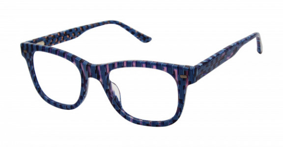 Zuma Rock ZR022 Eyeglasses, Blue Checker (BLU)