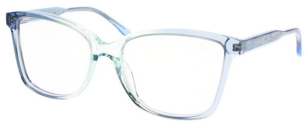 BCBGMAXAZRIA BRUNY Eyeglasses, Blue Green Fade