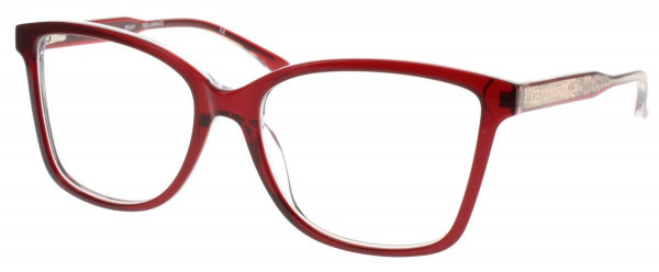 BCBGMAXAZRIA BRUNY Eyeglasses, Red Laminate