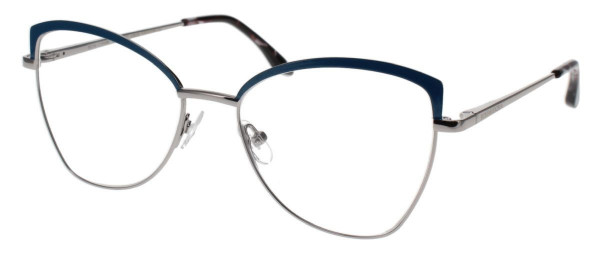 BCBGMAXAZRIA LINNET Eyeglasses, Blue Turquoise