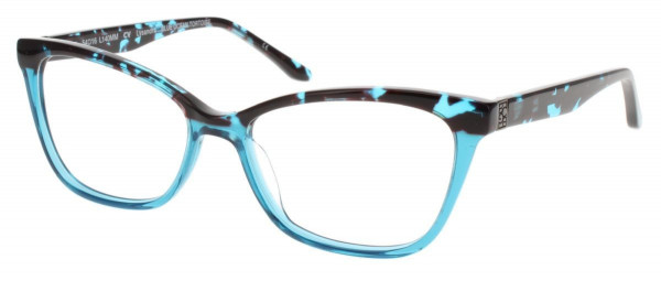 BCBGMAXAZRIA LYSANDRA Eyeglasses, Blue Ocean Tortoise