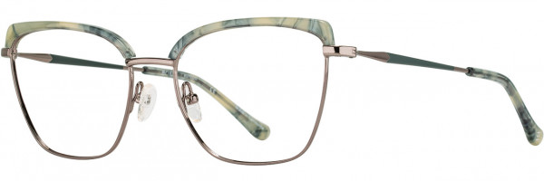 Cinzia Designs Cinzia Ophthalmic 5160 Eyeglasses, 1 - Ivory Marble / Gunmetal