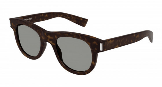 Saint Laurent SL 571 Sunglasses, 007 - HAVANA with GREY lenses