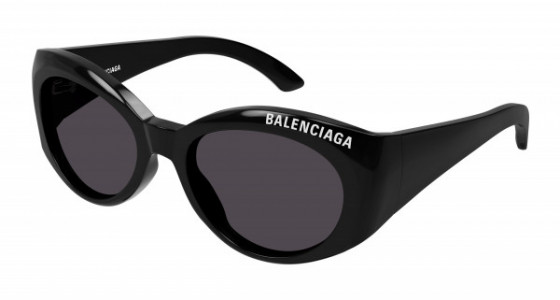 Balenciaga BB0267S Sunglasses, 001 - BLACK with GREY lenses
