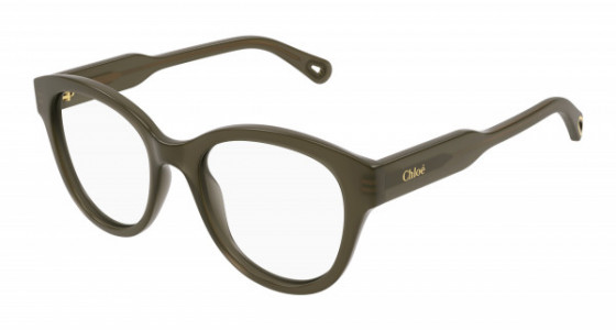 Chloé CH0163O Eyeglasses, 004 - BROWN with TRANSPARENT lenses