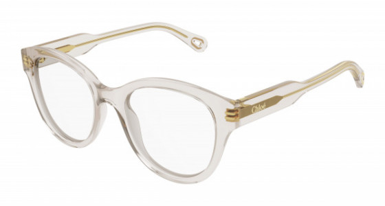 Chloé CH0163O Eyeglasses, 009 - NUDE with TRANSPARENT lenses