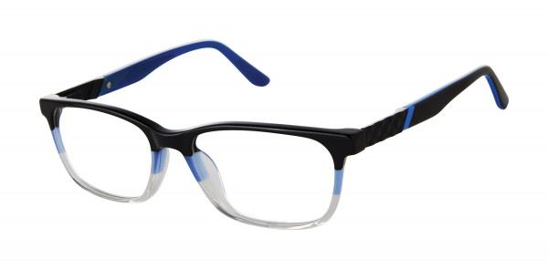 Zuma Rock ZR021 Eyeglasses, Black/ Blue (BLK)