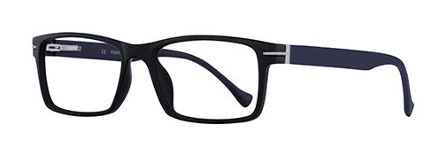 Attitudes Attitudes #39 Eyeglasses, Black/Blue