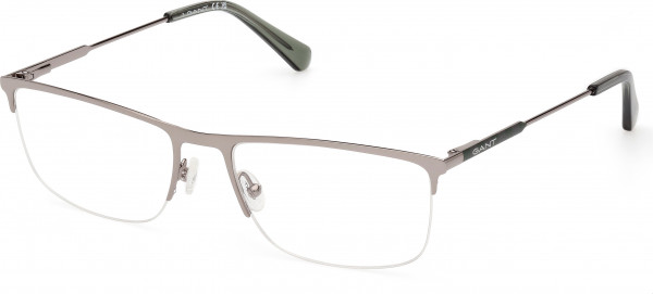Gant GA3288 Eyeglasses, 097 - Shiny Gunmetal / Shiny Dark Green