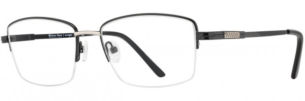 Michael Ryen Michael Ryen Memory 120 Eyeglasses, 1 - Black / Silver