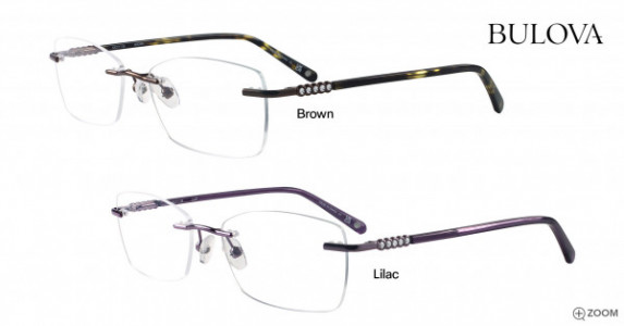Bulova Altoona Eyeglasses, Brown