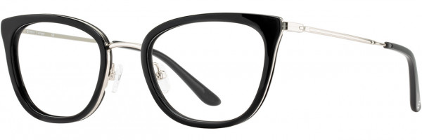 Cinzia Designs Cinzia Ophthalmic 5165 Eyeglasses, 1 - Black / Chrome