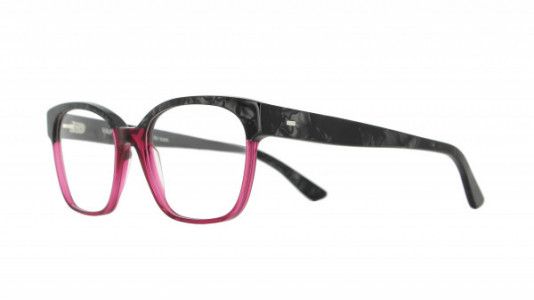 Vanni Dama V1619 Eyeglasses, transparent burgundy/ black dama
