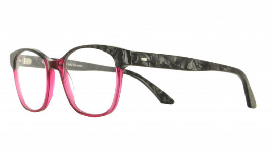Vanni Spirit V1632 Eyeglasses, black dama/ transparent burgundy