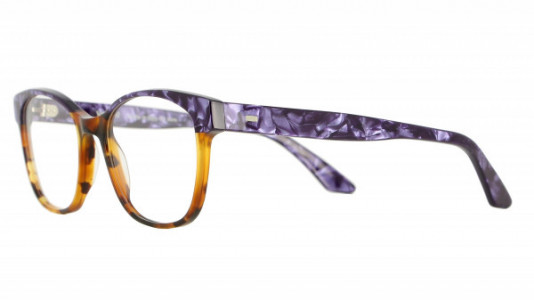 Vanni Spirit V1632 Eyeglasses, spotted havana/ purple dama