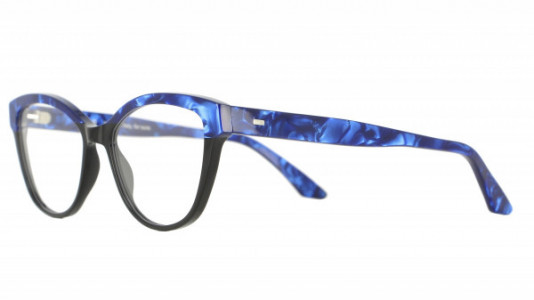 Vanni Spirit V1642 Eyeglasses, black / blue dama