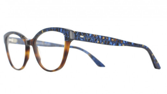 Vanni Spirit V1642 Eyeglasses, classic havana / blu-havana tangram