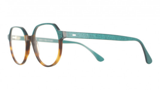 Vanni Spirit V1656 Eyeglasses, teal micropixel / havana