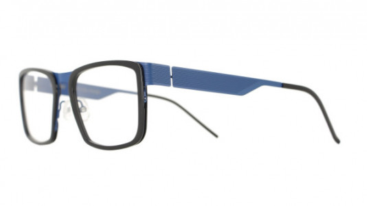 Vanni VANNI Uomo V4117 Eyeglasses, matt dark blue / black acetate ring