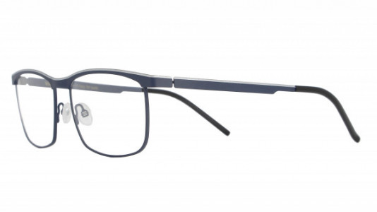 Vanni VANNI Uomo V6315 Eyeglasses, matt navy blue / silver line
