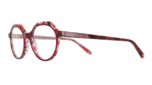 Vanni VANNI Petite M147 Eyeglasses, transparent red / red and fuchsia havana