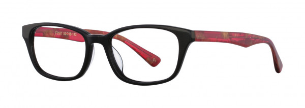 Harve Benard Harve Benard 617 Eyeglasses, C1-Black/Burgandy