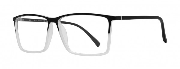 Retro R 193 Eyeglasses, M Black