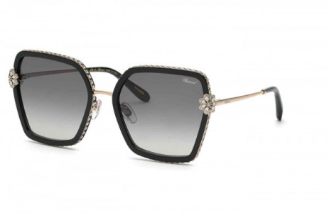 Chopard SCHG34S Sunglasses, SHINY BLACK (0700)