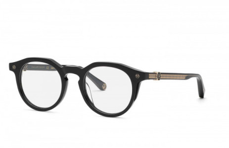 Philipp Plein VPP060M Eyeglasses, SHINY BLACK -700Y